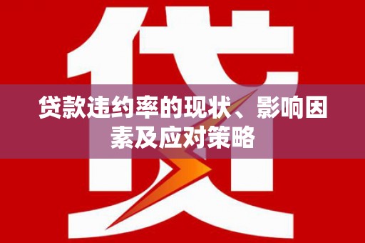 图们贷款违约率的现状、影响因素及应对策略