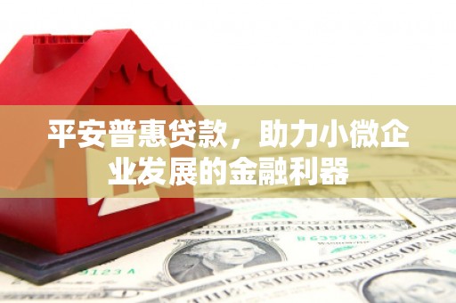 图们平安普惠贷款，助力小微企业发展的金融利器
