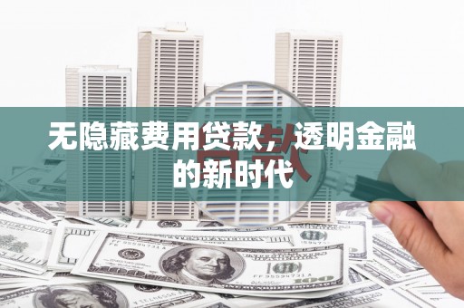 图们无隐藏费用贷款，透明金融的新时代