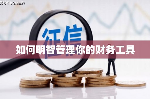 图们如何明智管理你的财务工具