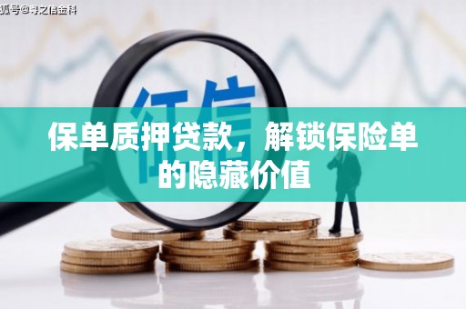 图们保单质押贷款，解锁保险单的隐藏价值