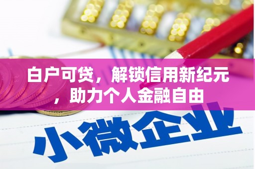 图们白户可贷，解锁信用新纪元，助力个人金融自由