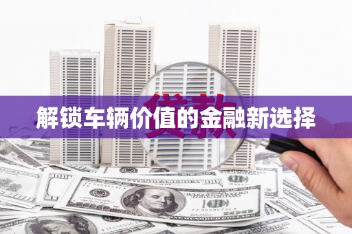 图们解锁车辆价值的金融新选择