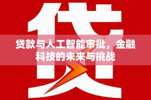 图们贷款与人工智能审批，金融科技的未来与挑战