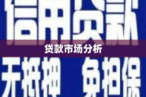 图们贷款市场分析