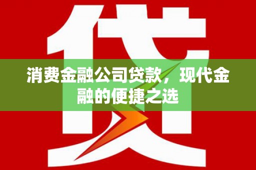 图们消费金融公司贷款，现代金融的便捷之选