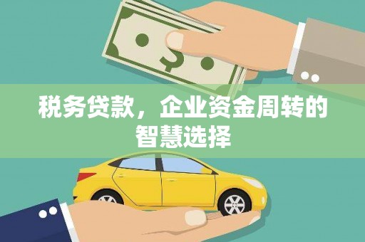 图们税务贷款，企业资金周转的智慧选择