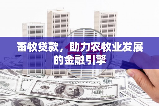 图们畜牧贷款，助力农牧业发展的金融引擎