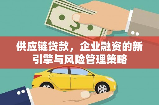 图们供应链贷款，企业融资的新引擎与风险管理策略