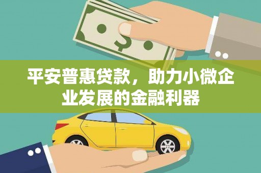 图们平安普惠贷款，助力小微企业发展的金融利器