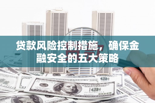 图们贷款风险控制措施，确保金融安全的五大策略