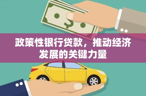 图们政策性银行贷款，推动经济发展的关键力量