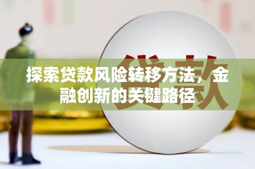图们探索贷款风险转移方法，金融创新的关键路径