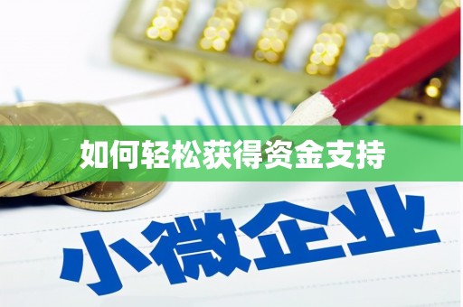 图们如何轻松获得资金支持